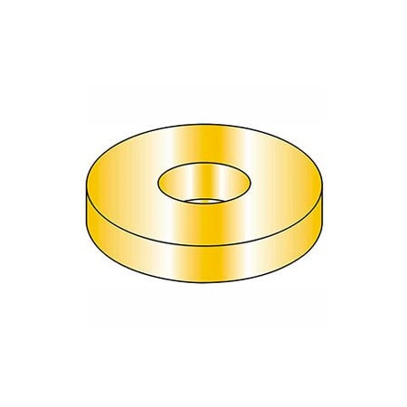 Titan Fasteners 5/8in Flat Washer - SAE - 21/32in I.D. - Steel - Yellow Zinc - Grade 8 - Pkg of 50 HGD10